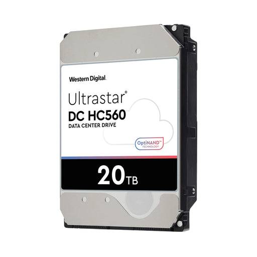 WD Ultrastar DC HC560 - Hard drive - encrypted - 20 TB - internal - 3.5" - SATA 6Gb/s - 7200 rpm - buffer: 512 MB - Self-Encrypting Drive (SED), TCG Enterprise