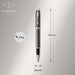 Parker IM Rollerball Pen Dark Espresso Barrel with Chrome Trim Fine Black