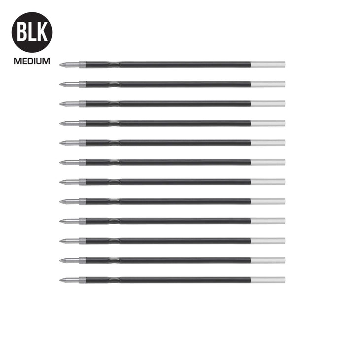 Pilot Ballpoint Pen Refill RFNS-GG-M-B 0.4 mm Black Pack of 12