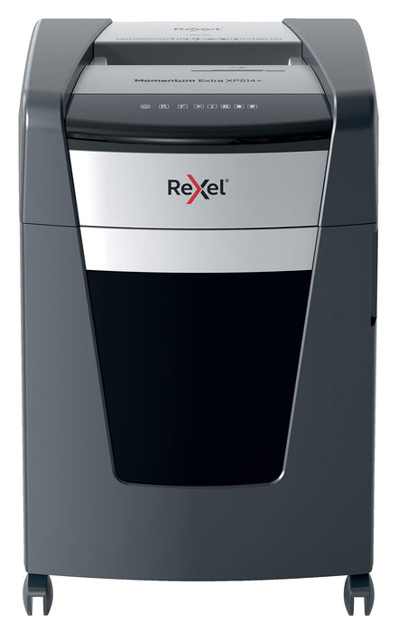 Rexel Momentum Extra XP514+ Micro-Cut Shedder Jam Fee Technology Security Level P-5 14 Sheets