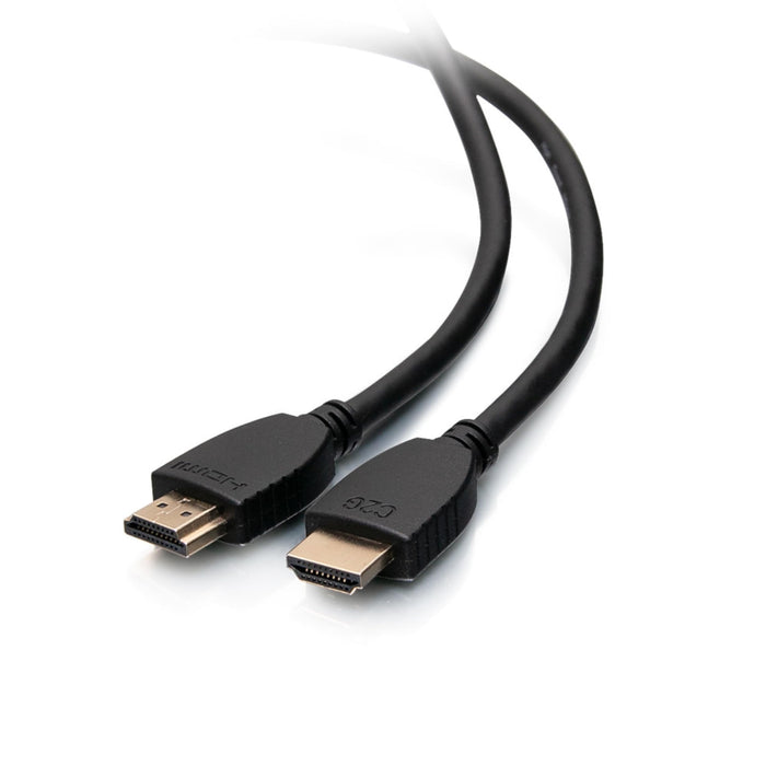 C2G 1.5ft 4K HDMI Cable with Ethernet - High Speed HDMI Cable - M/M - HDMI cable with Ethernet - HDMI male to HDMI male - 45.7 cm - shielded - black