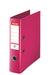 Esselte No.1 Power Lever Arch File A4 72 mm Fuchsia 2 ring 811313 Polypropylene Portrait Pack of 10