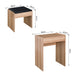 HOMCOM Dressing Table 831-191 Foam, Glass, Leather, Particle Board Wood 402 mm x 602 mm x 790 mm