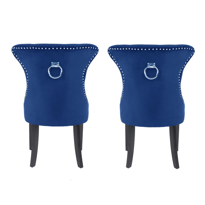 NEO Dining Chairs Non Height Adjustable Blue 2XKNOC-CHR-BLUE 530 (W) x 660 (D) x 920 (H) mm Pack of 2