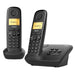 Gigaset Duo Cordless Analog/DECT telephone A270A Black 2 x Handset