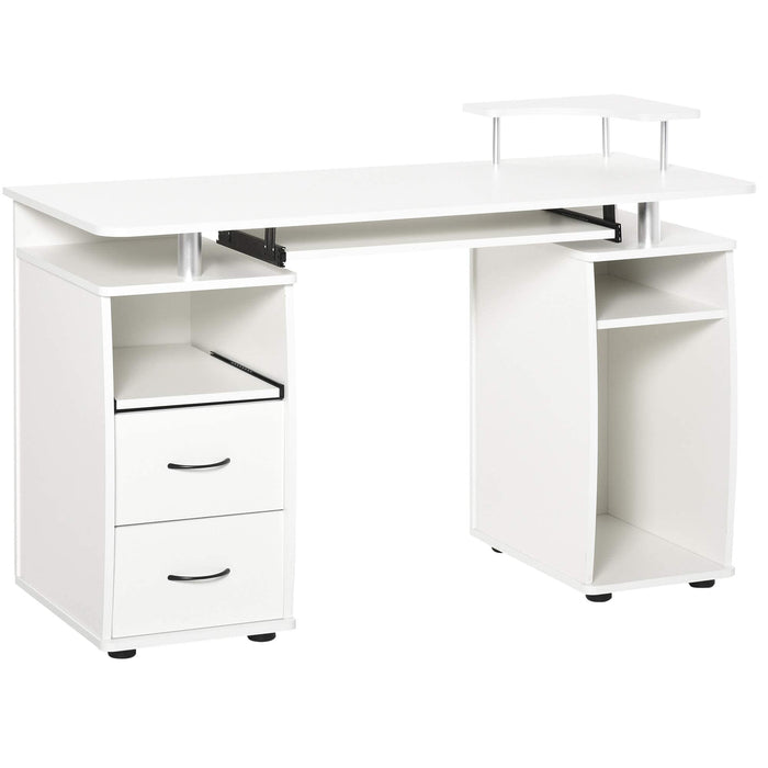 HOMCOM Computer Desk White 555 x 850 mm