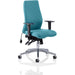 Dynamic Independent Seat & Back Posture Chair Height Adjustable Arms Onyx Maringa Teal Seat Without Headrest High Back