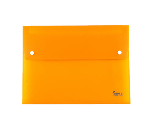 Arpan A4 Expanding File Folder ST-9600 Orange Plastic 24 x 33 x 2 cm