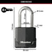 MASTERLOCK Padlock M515EURDLHCC Boron Carbide