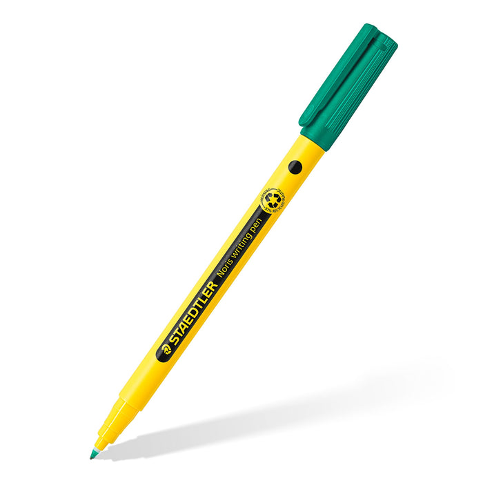 Staedtler Noris Handwriting Pen 0.6mm Line Green (Pack 10) - 307-5