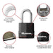 MASTERLOCK Padlock M115EURDLF Boron Carbide