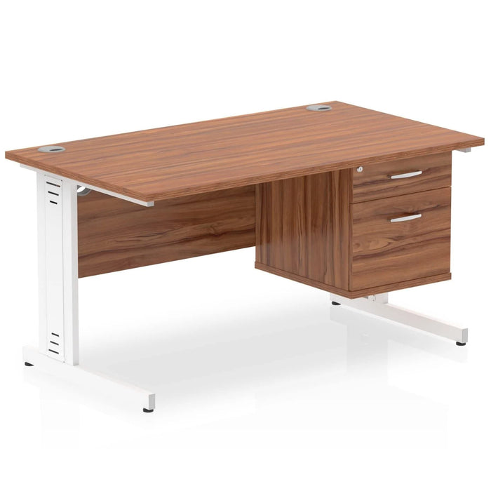 Dynamic Desk Impulse MI002014 Brown 1400 mm (W) x 800 mm (D) x 730 mm (H)