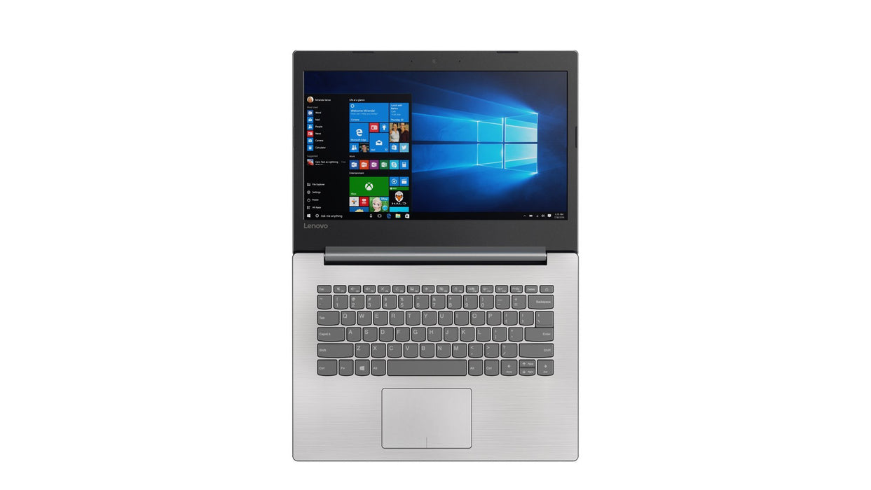 Lenovo IdeaPad 320-14IKB 80XK - Intel Core i3 7100U / 2.4 GHz - Win 10 Home 64-bit - HD Graphics 620 - 4 GB RAM - 128 GB SSD - 14" 1366 x 768 (HD) - Wi-Fi 5 - platinum grey - kbd: UK