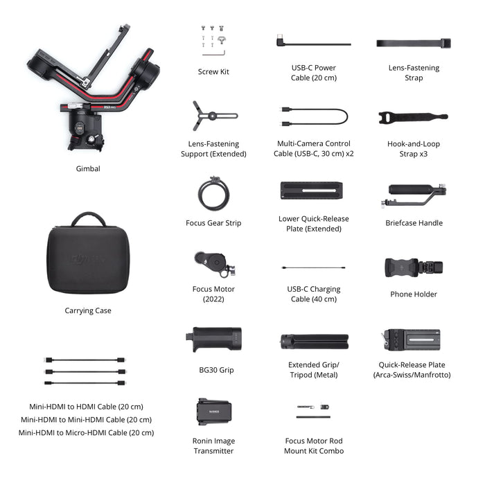 DJI RS 3 Pro Gimbal Stabilizer Combo