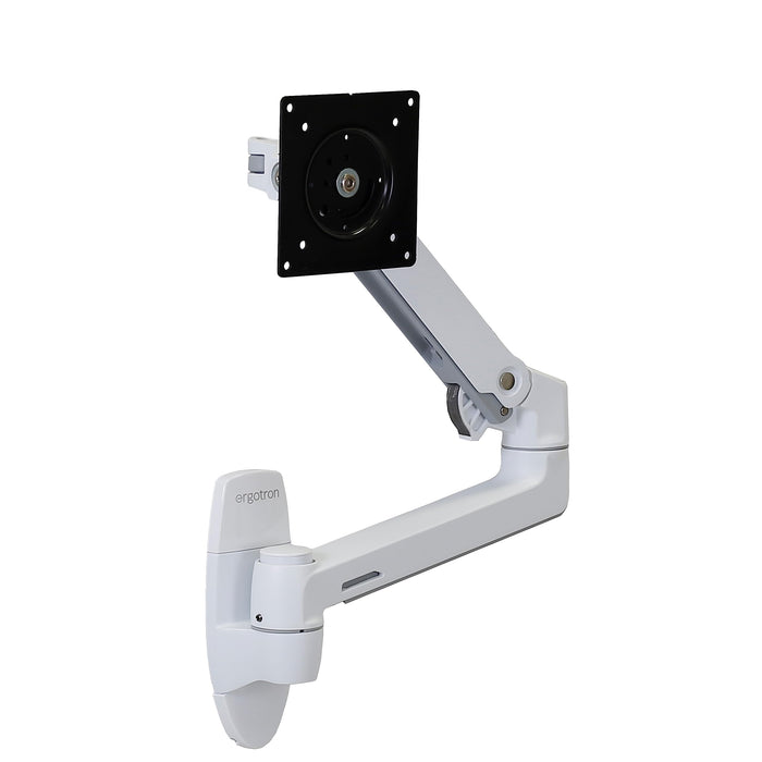 Ergotron LX - Mounting kit (monitor arm) - for LCD display - aluminium - white - screen size: up to 34" - wall-mountable