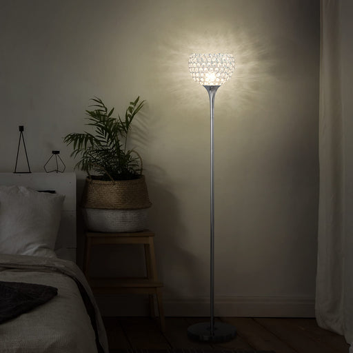 HOMCOM Floor Lamp B31-352 Silver