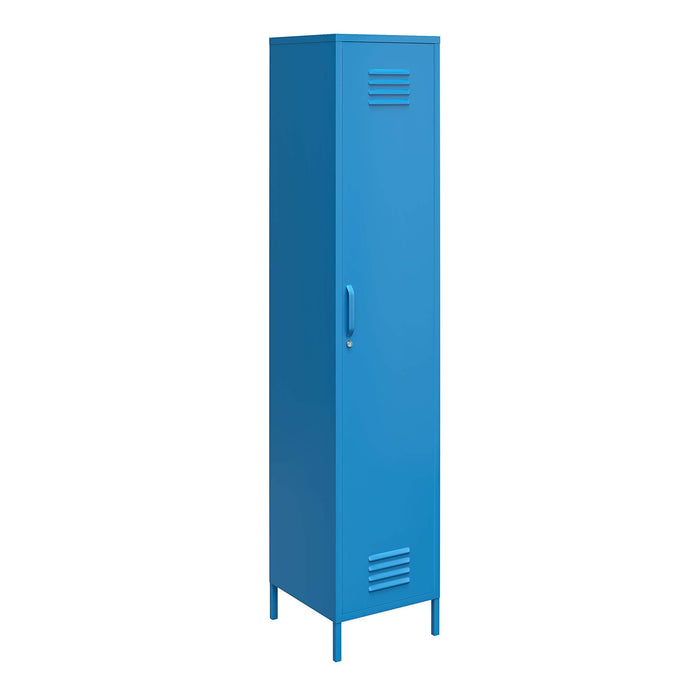 Novogratz Storage Cabinet 5244810COMNUK Blue 380 (W) x 400.1 (D) x 1,849.9 (H) mm