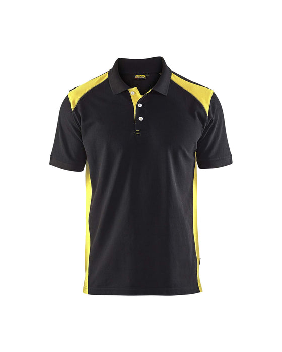 BLÅKLÄDER T-shirt 33241050 Cotton, PL (Polyester) Black, Yellow Size XXXL