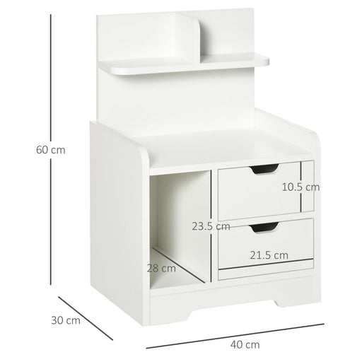 HOMCOM Nightstand 831-340 Engineered Wood