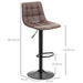 HOMCOM Bar Stool 835-743V70BN Brown