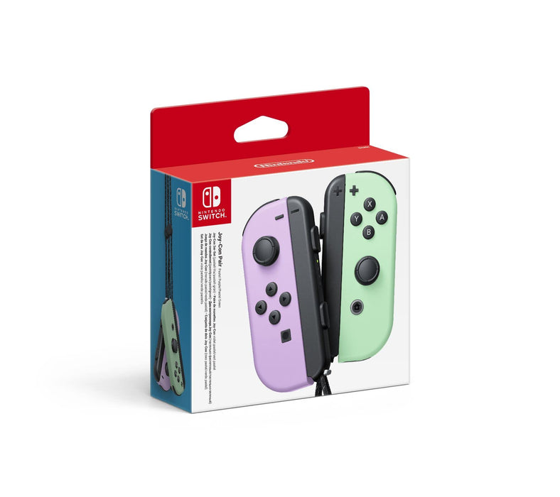 Nintendo Joy-Con Pair Pastel Purple and Pastel Green Gaming Controllers