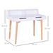 HOMCOM Desk White 550 x 915 mm