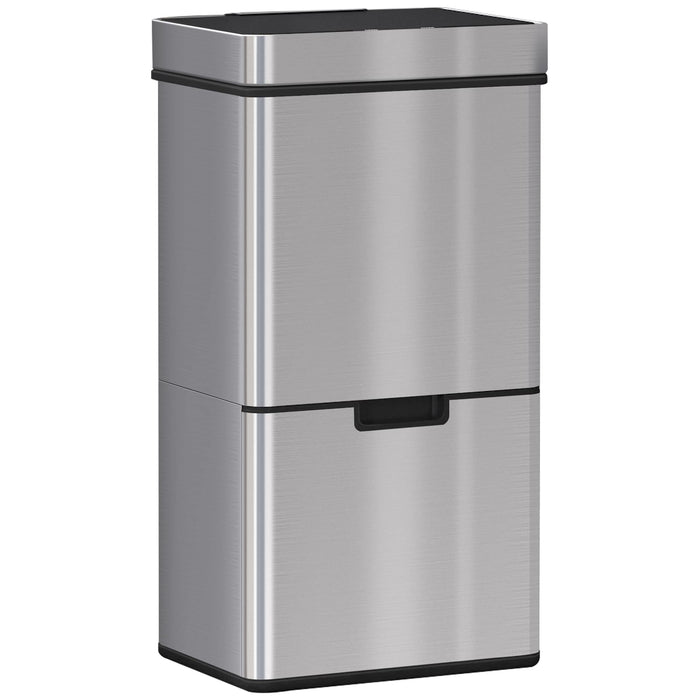 HOMCOM Bin Stainless Steel 30 x 81 cm