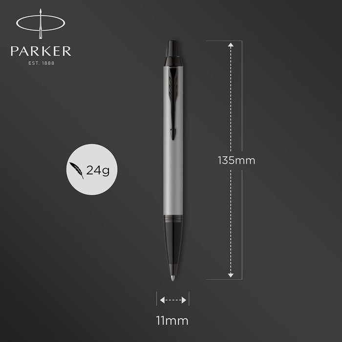 Parker Ballpoint IM 2127752 Gray, Chrome