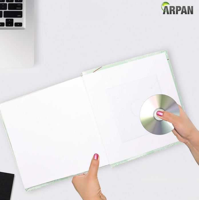 ARPAN Photo Album AL-9768-X2 200 6X4'' Pictures Green Pack of 2