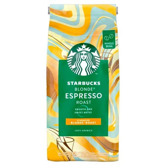 Starbucks Blonde Espresso Caffeinated Coffee Beans Pouch 200 g