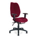 Nautilus Designs Ltd. Ergonomic High Back 24 Hour Multi-Functional Synchronous Operator Chair with Multi-Adjustable Arms Wine