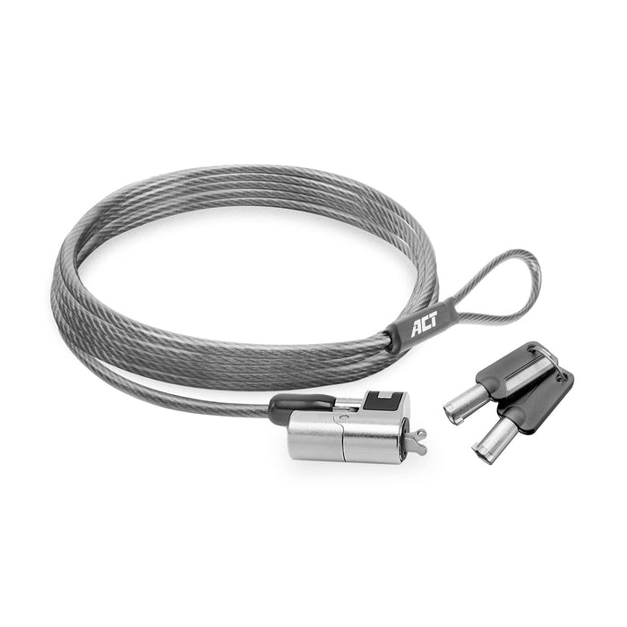 ACT Laptop Lock Nano AC9040 Grey 2000 mm