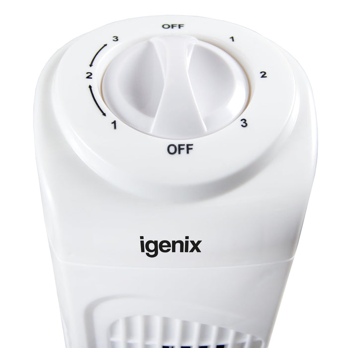 igenix Tower Fan 45 W 29 inch White 1 Speed Settings