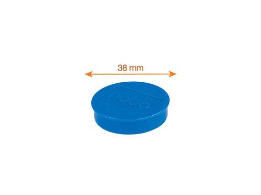 Nobo Whiteboard Magnets 38 mm Blue Pack of 4