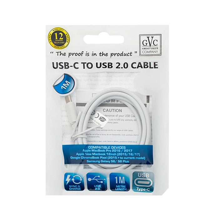 Aquarius USB Cable White 10 x 90 x 170 mm