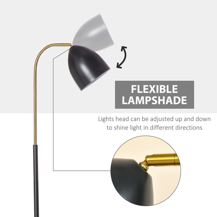 HOMCOM Floor Lamp B31-305V70 Black, Gold