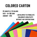 Tutorcraft  A4 Crafting Paper Assorted 180 gsm 250 Sheets