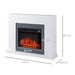 HOMCOM Electric Fireplace MDF (Medium-Density Fibreboard), Particle Board UK