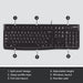 Logitech Wired Keyboard K120 QWERTY GB Black