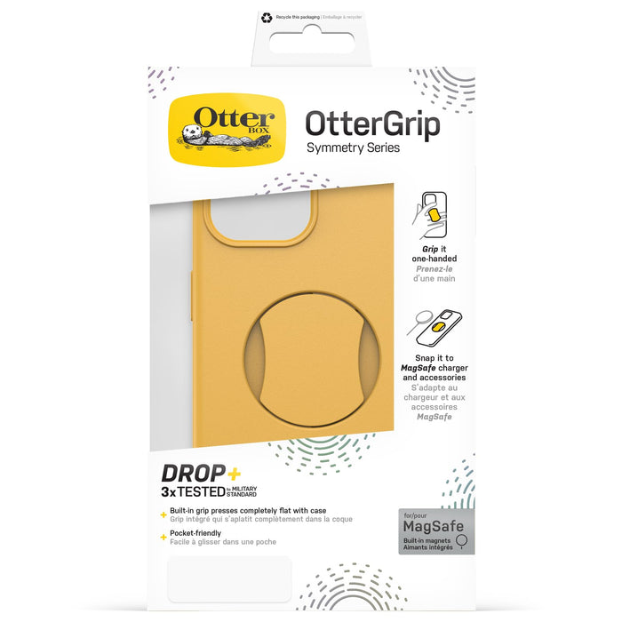 OtterBox OtterGrip Symmetry Apple iPhone 15/iPhone 14/iPhone 13 - Aspen Gleam - yellow