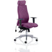 Dynamic Independent Seat & Back Posture Chair Height Adjustable Arms Onyx Ergo Tansy purple Seat With Adjustable Headrest High Back