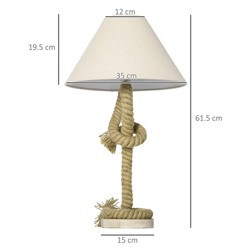 HOMCOM Lamp B31-404V70BG Beige