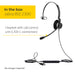 Jabra BIZ 2300 QD Mono - Headset - on-ear - convertible - wired - USB-C