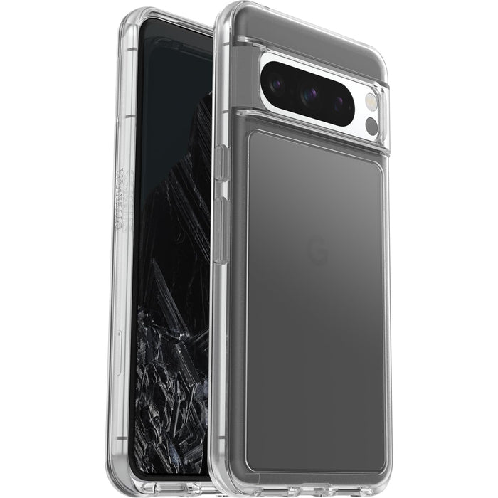 OtterBox Symmetry Series - Back cover for mobile phone - polycarbonate, synthetic rubber - clear - for Google Pixel 8 Pro