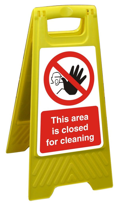 Floor Sign Closed Cleaning Polypropylene 60 x 30 cm