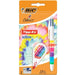 BIC 4 Colours Decor Ballpoint Pen Medium 0.4 mm Refillable and Tipp-Ex Mini Pocket Mouse