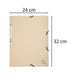 Exacompta 3 Flap Folder 55532E A4 Ivory Mottled Pressboard 24 x 32 cm Pack of 25