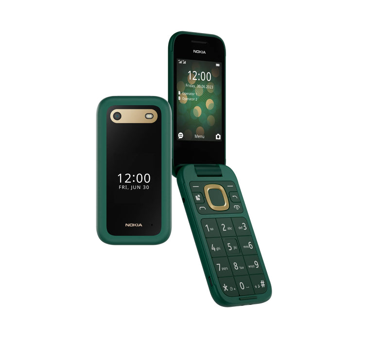 Nokia 2660 2.8 Inch 4G Unisoc T107 48 MB RAM 128MB Storage Mobile Phone Lush Green