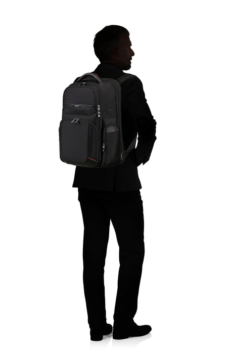 Samsonite Laptop Backpack SA2101 17.3 Inch Ballistic nylon, Leather details, Recycled polyester 32 x 24 x 46 cm Black