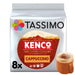 TASSIMO Cappuccino Coffee Pods Pack of 8 + 8 Concentrated Milk Cups